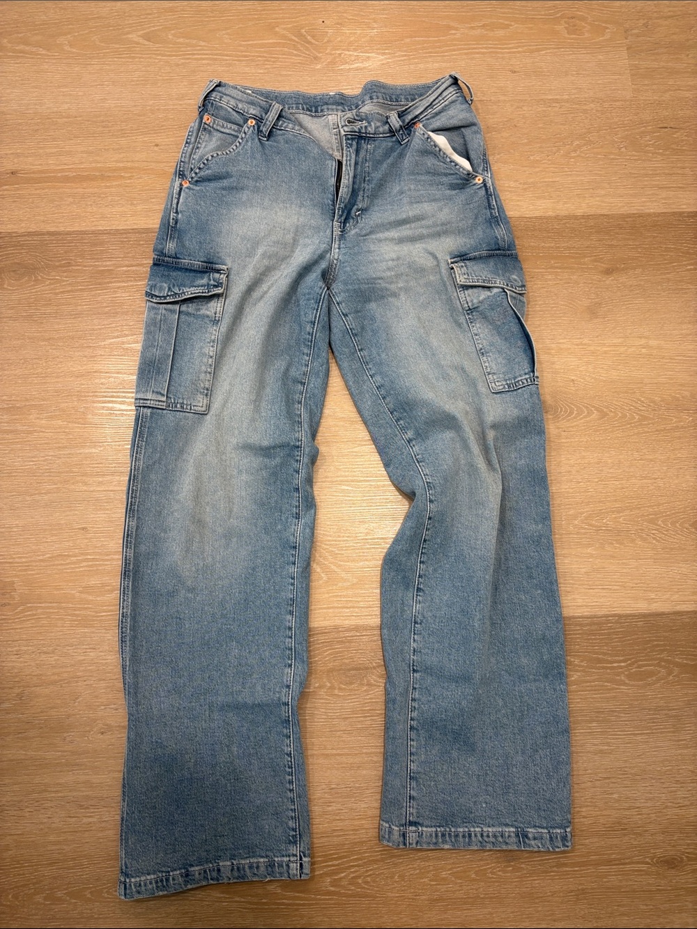 GAP Light Blue Cargo Jeans